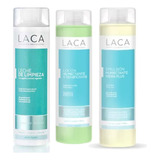 Kit Facial Piel Seca Limpiador Hidratante  Laca 250 Ml