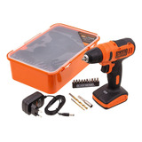 Furadeira Parafusadeira Sem Fio De 10mm Black+decker Ld12s 12v  Acessório 110v/220v