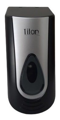 Jabonera Titan Rellenable 400 Ml. Negra