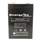 Bateria 6v 4ah Luz De Emergência, Moto Elétrica, Balança Etc