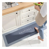 Tapete Happines Antideslizante Impermeable Cocina, 2 Uds.