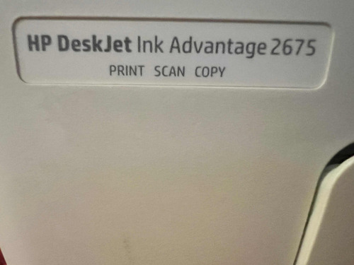 Impresora Hp Deskjet Ink Advantage 2675