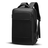 Mochila Ejecutiva Notebook 15.6 Pulgadas Xclusive Diseño De La Tela Impermeable Color Negro