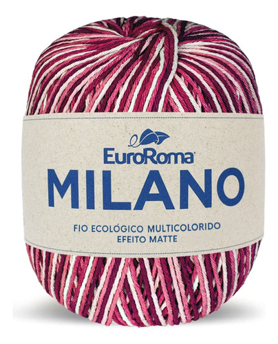 Barbante Euroroma Milano Multicolor 200g - Escolha A Cor