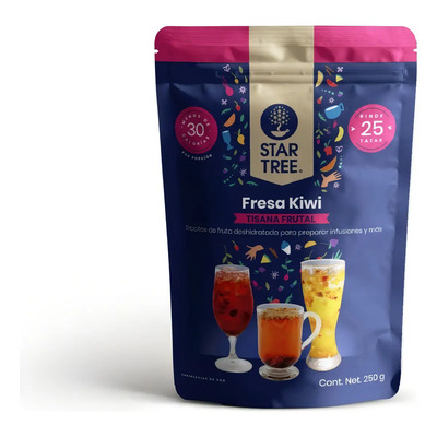 Tisana Frutal Star Tree Sabor Estallido De Moras 250g | MercadoLibre