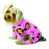 Perro/perrito Silly Overol Polar Turtleneck Pijamas/mono/lou