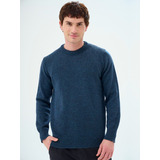 Sweater Pulóver Cuello Redondo Jaspeado Hombre Mauro Sergio