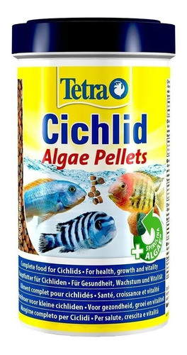 Alimento Tetra Cichlid Algae Pellet 165g Africanos Acuario 