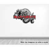 Vinil Sticker Pared 25cm Lado Iron Maiden Modld0064