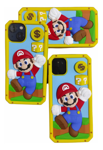 Funda Case Mario Bros 3d Para iPhone 