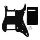 Placa De Rascar Para Guitarra Ikon Strat Hh De 11 Hoyos, Col