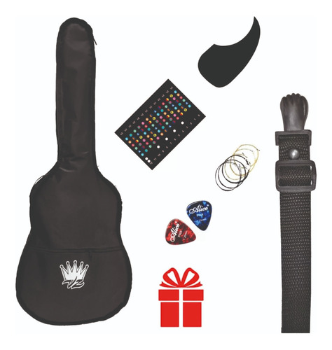 Funda  Guitarra Acústica Clasica Acojinada Envio Inmediato 