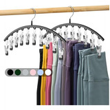 Closet Leotard Hanger Yoga Pants Hanger 2-pack With 10 Clips