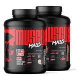 Kit 2x Muscle Mass Hipercalórico - Espartanos Sabor Baunilha E Chocolate