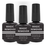  Kit 3 Magic Remover Removedor Em Gel Unha Nails Designer