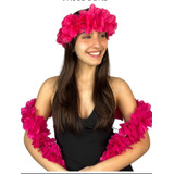 Boas Led  De Flores Hawaianas Fiesta Cotillon Premium