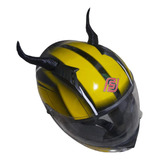 Cuernos Evil Para Casco Moto 9cm Incluye Regalo