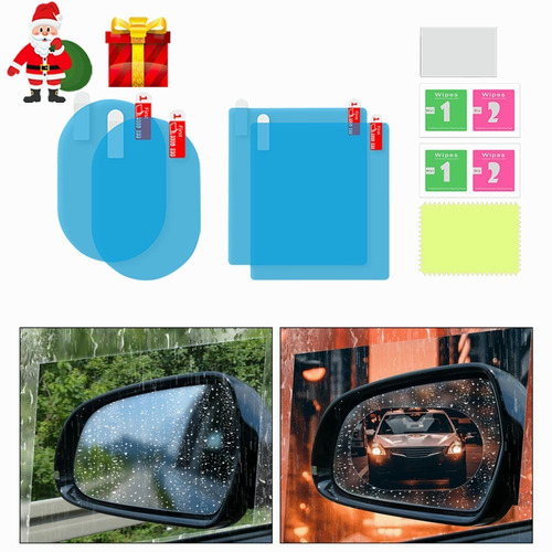 Mica Antiempañante Película Espejo Retrovisor Y Ventana 4pz