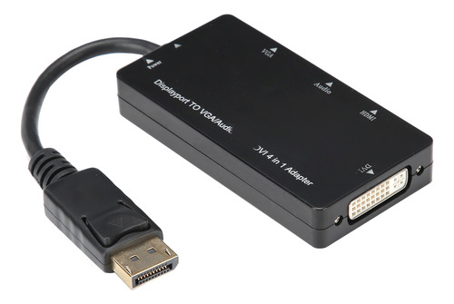 Cable Adaptador 4 En 1 Para Convertidor Displayport /vga/dvi