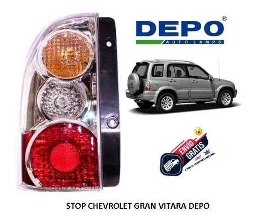 Faro Stop Derecho Chevrolet Gran Vitara (cristal) Depo Foto 2