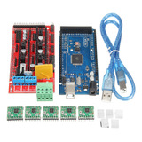 Kit Impresora 3d Arduino Mega Compatible + Ramps + 4xa4988