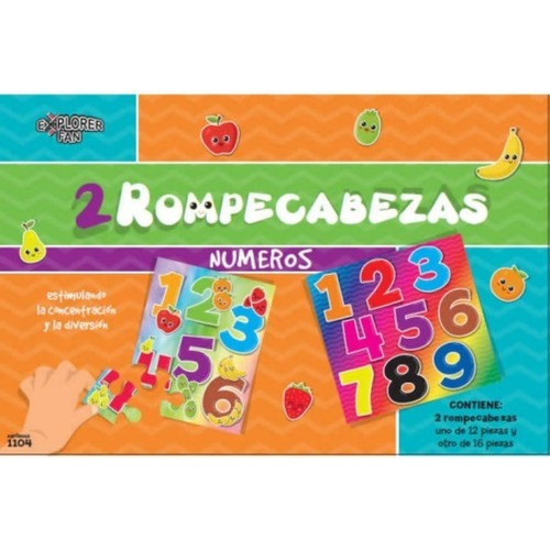 Juego Rompecabezas  Puzzles De Animales, Números Y Sorpresas