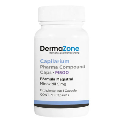 Dermazone Capilarium Minoxidil M500 5mg- 90 Caps | Meses sin interés