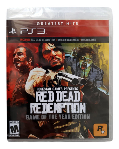 Red Dead Redemption Goty Greatest Hits Ps3 Físico Nuevo