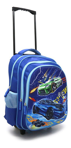 Mochila C/Carro LSD 3 Ruedas Tractor Reforzada Escolar