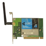 Placa Wireless Pci Card Linksys Model Wmp11