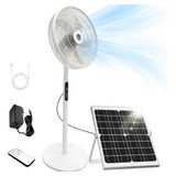 18000mah Ventilador Solar Recargable Con Control Remoto