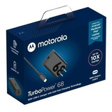 Cargador Motorola Turbo Super Power 68w Puerto C-c Con Cable