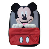 Mochila Mickey Mouse Disney Con Manitos 3d Color Rojo