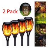 12 Solar Led Flame Lights For Father's Decoration