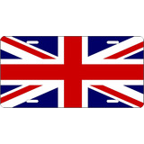 Placa De Matrícula De La Bandera Del Reino Unido Del Reino U