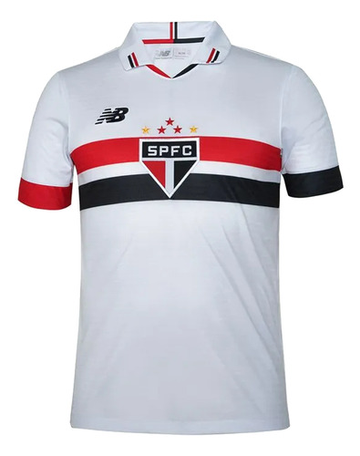 Camisa São Paulo New Balance 24 Uniforme 1 Torcedor Oficial