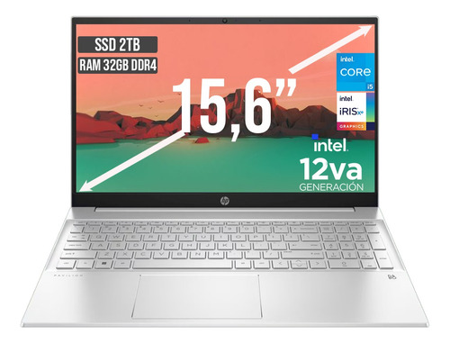 Portatil Hp Pavilion Intel Core I5 1235u Ssd 2tb + Ram 32gb