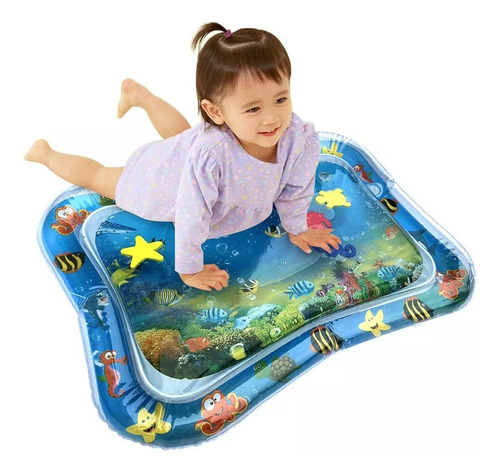 Alfombra Sensorial Agua Juego Inflable Bebe Gimnasio Estimul