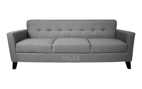 Sillon Sofa Retro Vintage Paris Nordico De 3 Cuerpos 