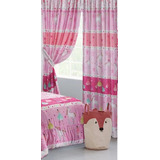 Juego Cortinas Infantil Juvenil Unicornio 2 Paños 145x205cm