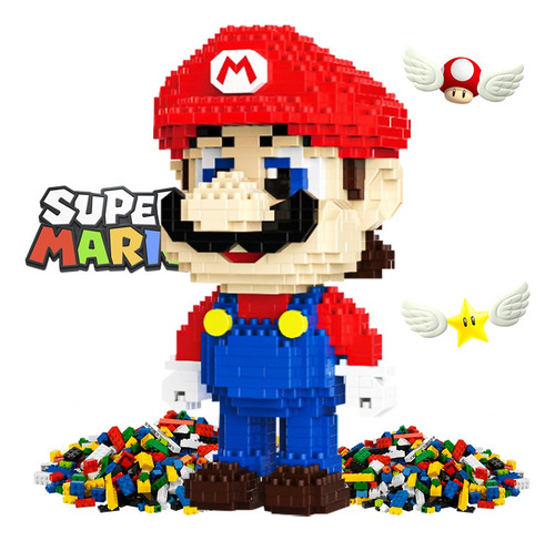 Rompecabezas 3d Super Mario Bros Armables Block Mini Bloques