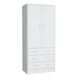 Closet Armario Taly 2p 3c 180x78x48 Rta Color Blanco