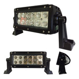 Faro Barra 12 Led 19cm 36w Moto Cuatri Camioneta 4x4 C Sopor