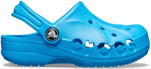 Sandalias Crocs Original Baya Azul Claro Unisex Niños Comodo