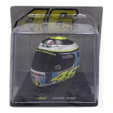 Valentino Rossi Casco Numero 46 Escala 1/5 Assen 2007