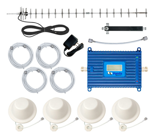 Kit Amplificador De Señal Telcel 3g 22 El. Panda Networks 4d