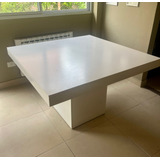 Mesa De Melamina Blanca 120x120 Cm