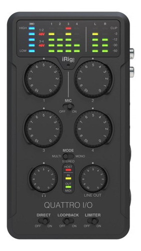 Interface Ik Multimedia Irig Pro Quattro I/o