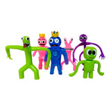 Roblox Rainbow Friends Blue,green, Purple, Pink 6 Figuras