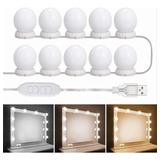 Maquillaje Vanity Led Espejo Luces Hollywood 3 Tonos